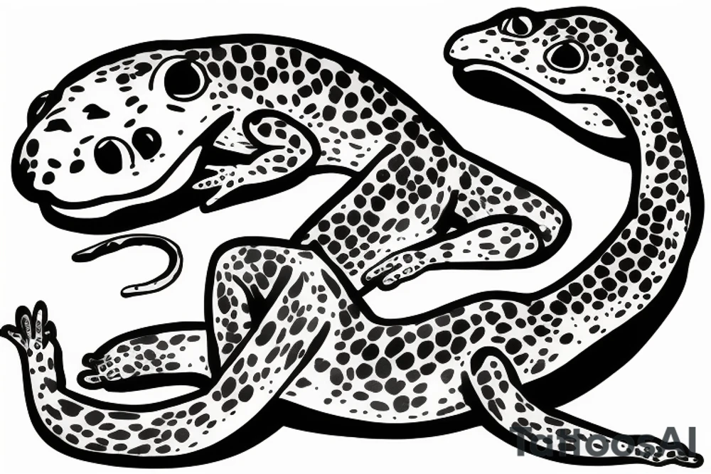 Lizzard tattoo idea