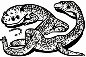 Lizzard tattoo idea
