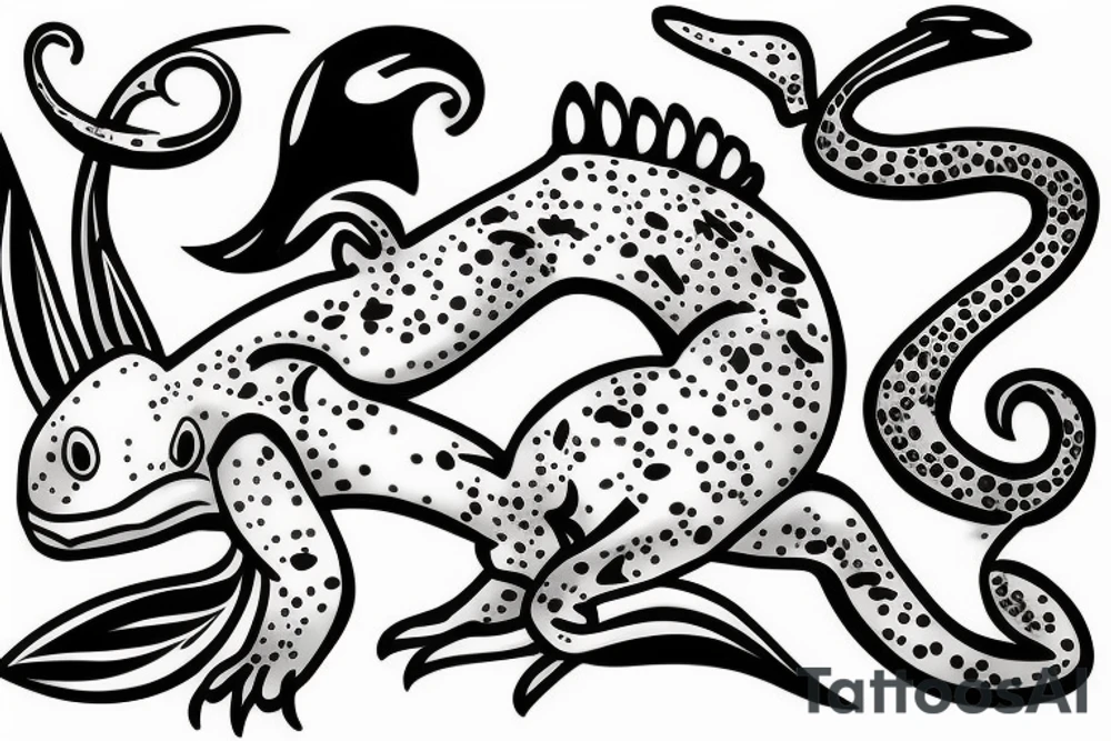 Lizzard tattoo idea