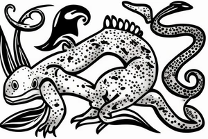 Lizzard tattoo idea