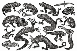 Lizzard tattoo idea