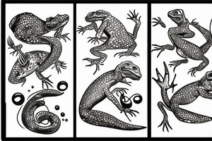 Lizzard tattoo idea