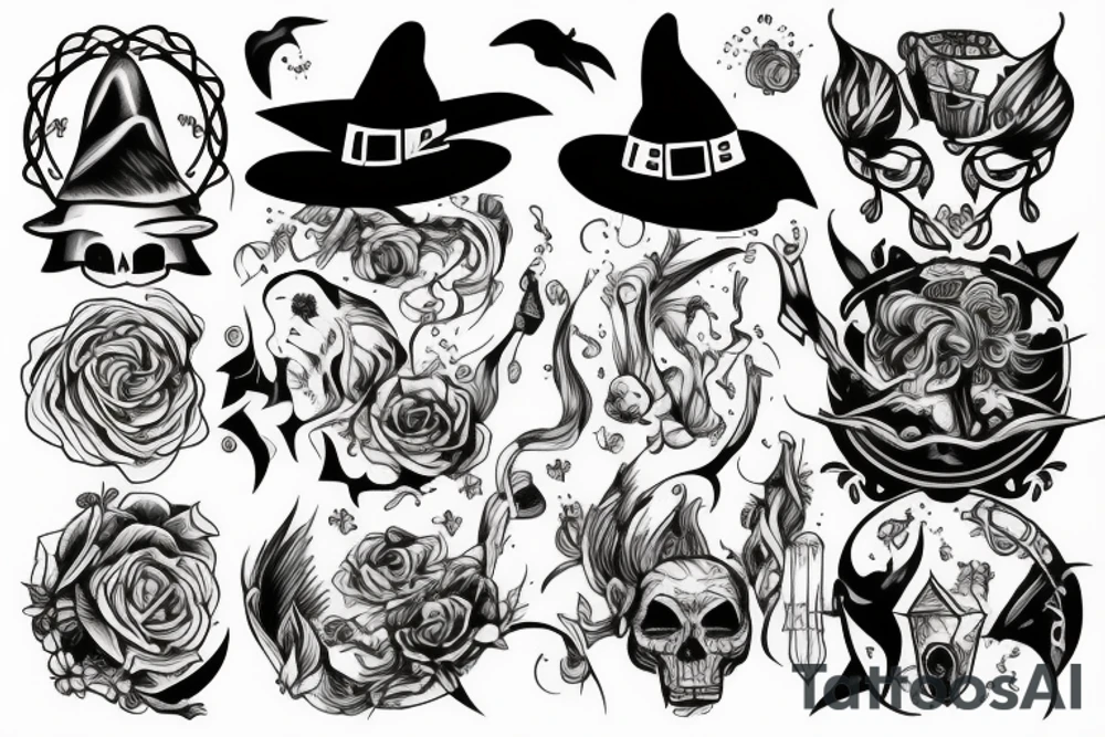 Witch tattoo idea