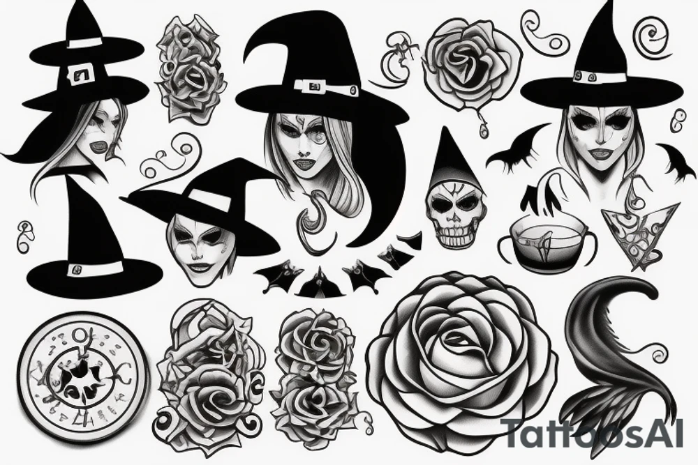 Witch tattoo idea