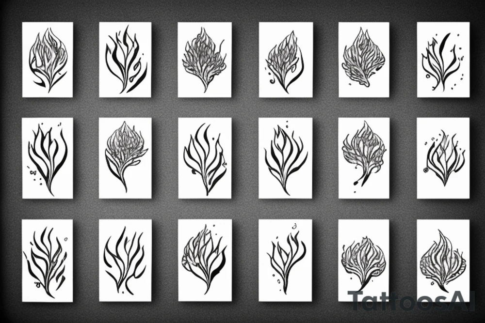 fire earth air water tattoo idea
