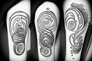 fire earth air water tattoo idea
