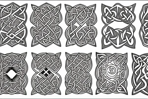 fire earth air water mixed with celtic tattoo idea
