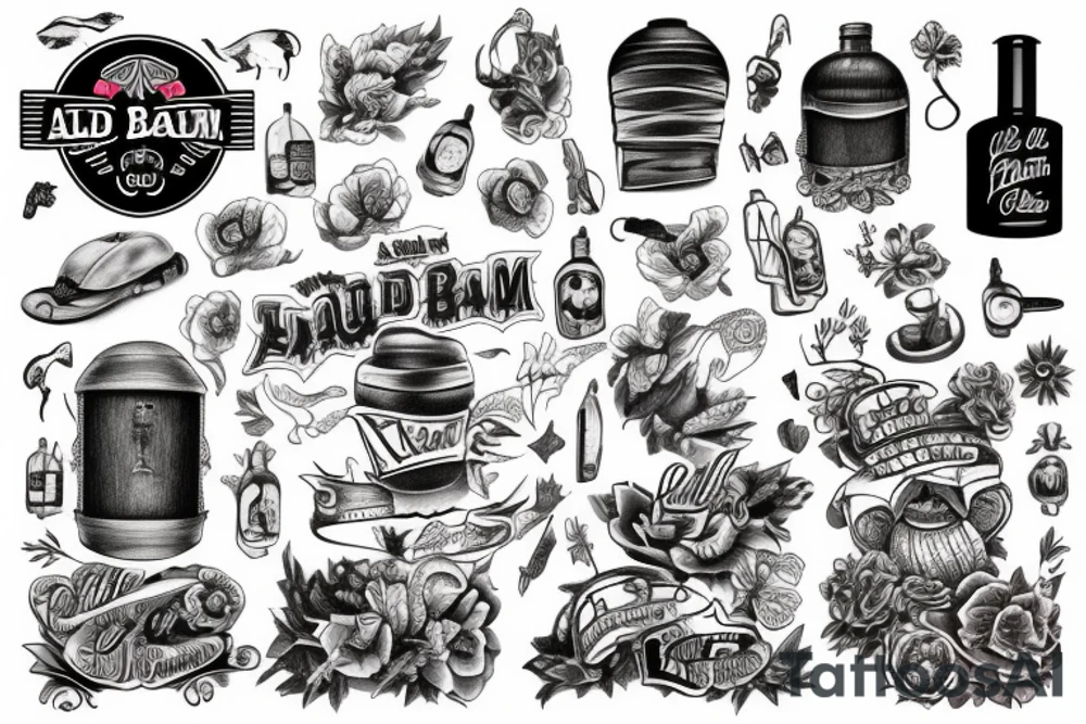 an old red barn tattoo idea