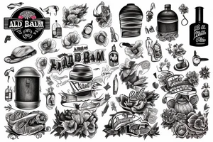 an old red barn tattoo idea