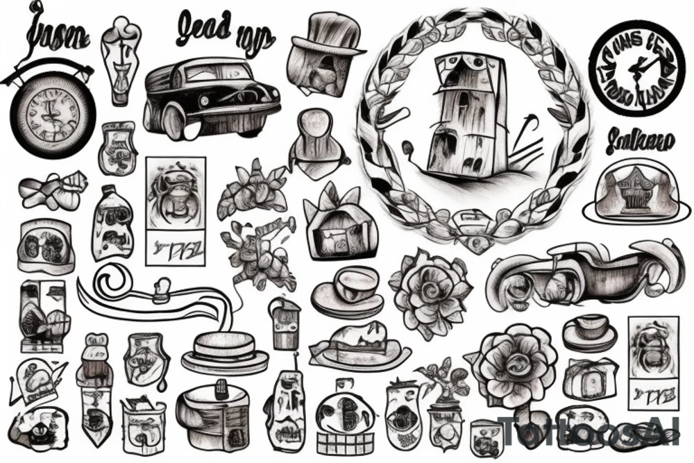 an old rustic barn tattoo idea