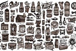 an old rustic barn tattoo idea
