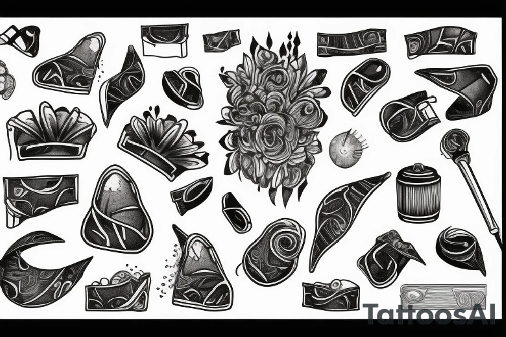 jeans tattoo idea