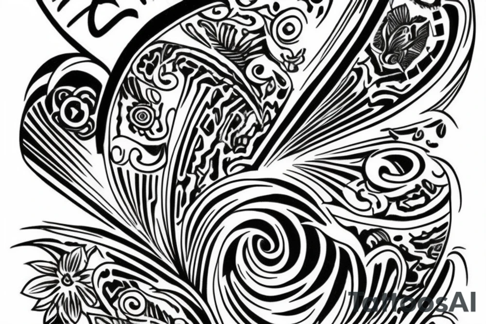jeans tattoo idea