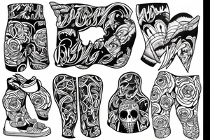 pants tattoo idea