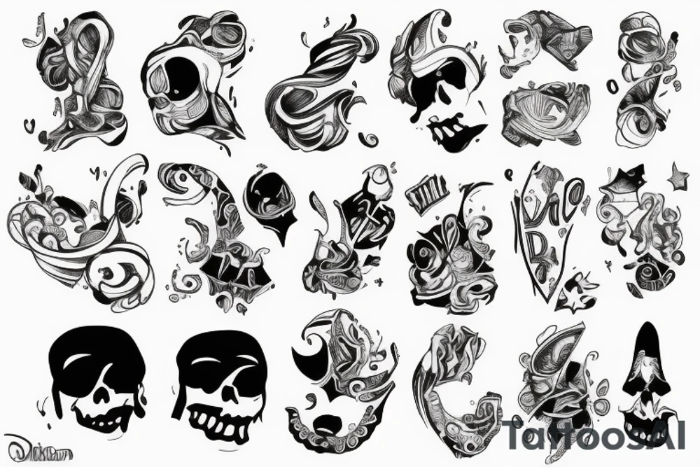 pants tattoo idea