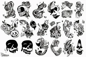 pants tattoo idea