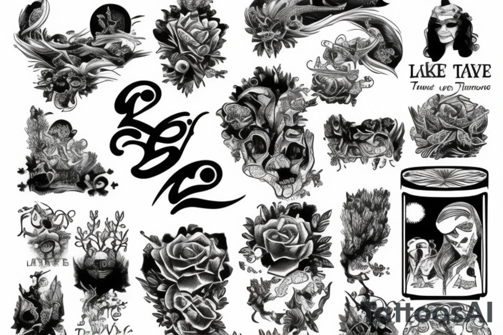 lake tahoe tattoo idea
