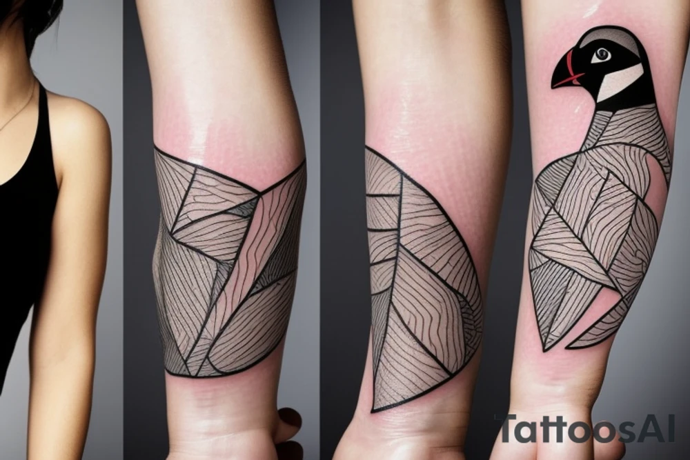 Puffin tattoo idea