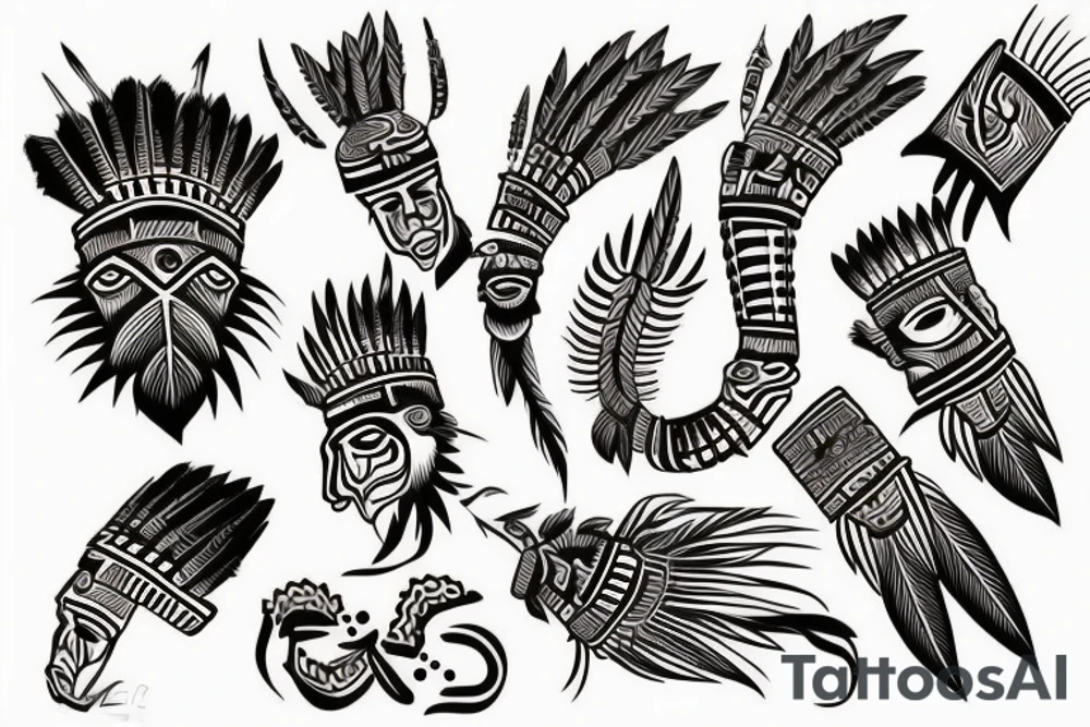 Kuna Indian tattoo idea