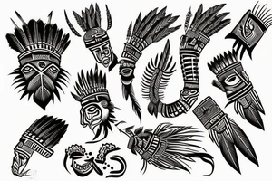 Kuna Indian tattoo idea