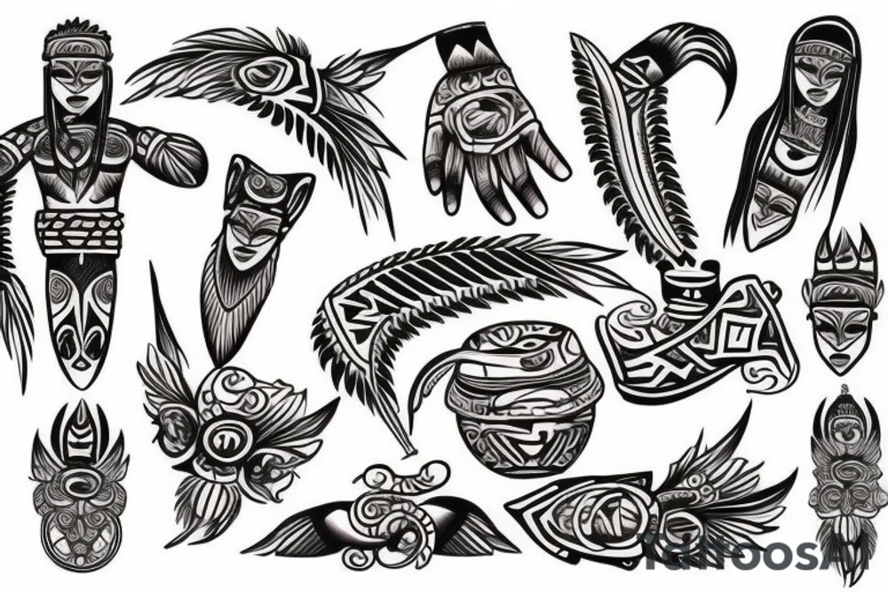 Kuna Indian tattoo idea