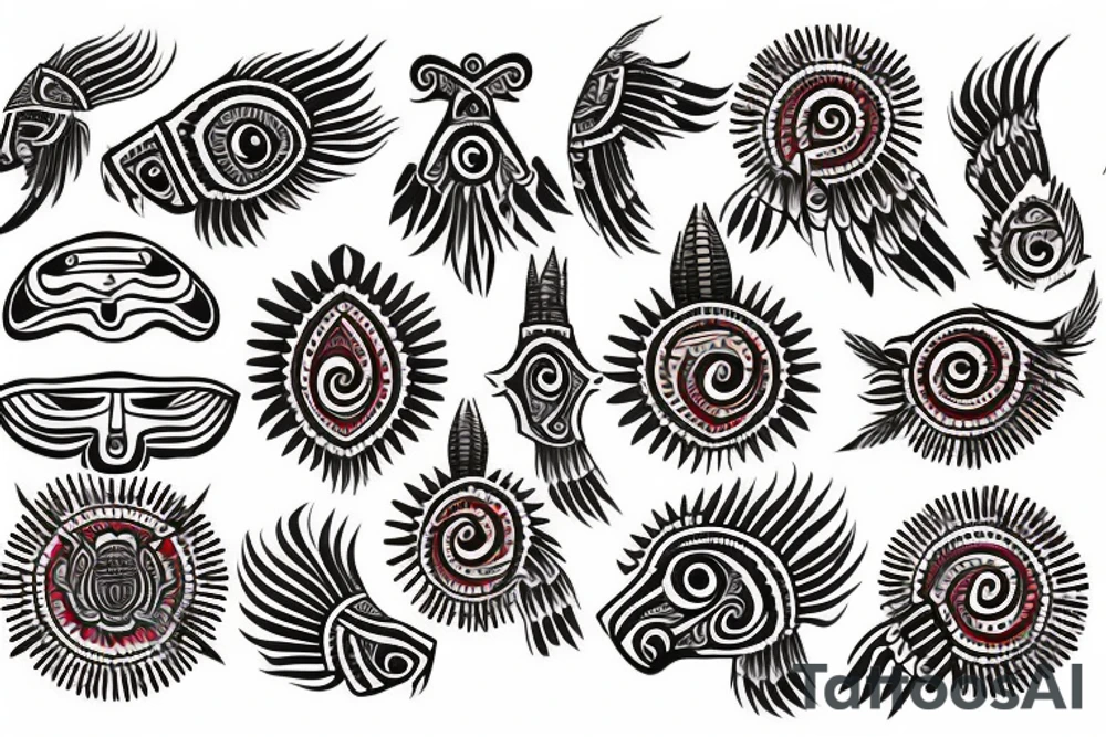 Kuna Indian mola tattoo idea