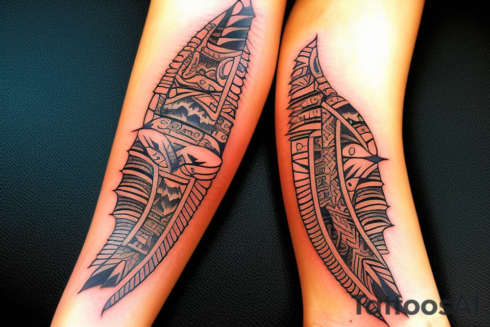 Kuna Indian mola tattoo idea