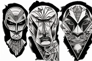 Lobo e homem de ferro tattoo idea