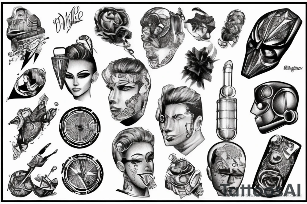 Homem de ferro tattoo idea