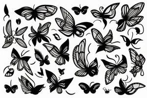 Borboleta tattoo idea