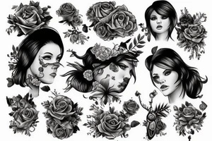 Large he'll scene tattoo idea