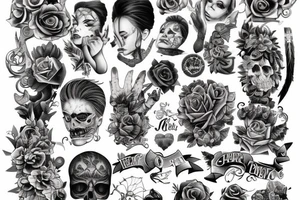 Large he'll scene tattoo idea