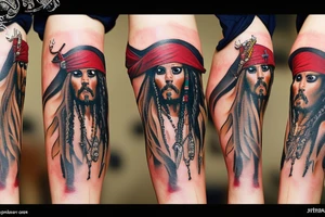 Jack sparrow tattoo idea