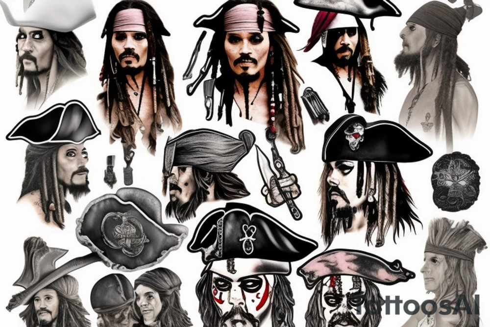Jack sparrow tattoo idea