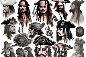 Jack sparrow tattoo idea