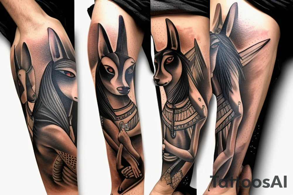 anubis tattoo idea