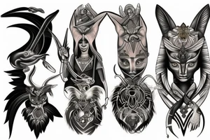 anubis tattoo idea