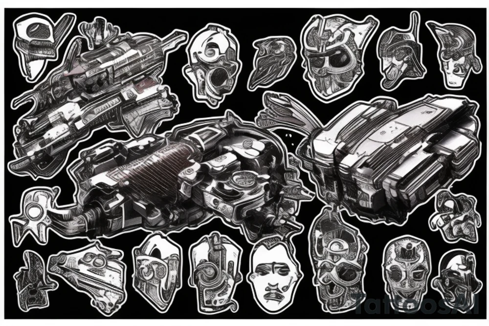 cyberpunk 2077 tattoo idea