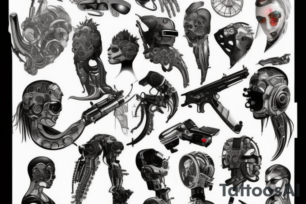 cyberpunk 2077 tattoo idea