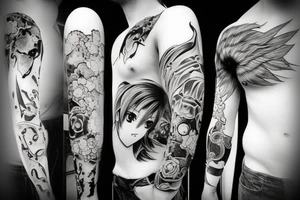 anime tattoo idea