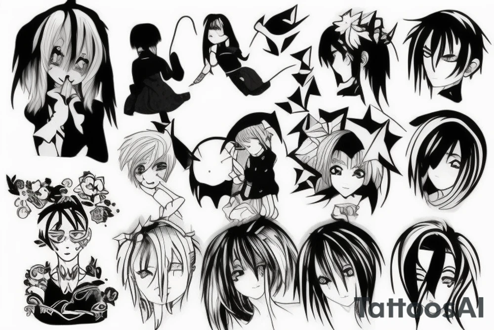 anime tattoo idea
