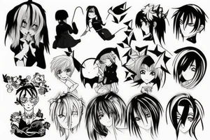 anime tattoo idea