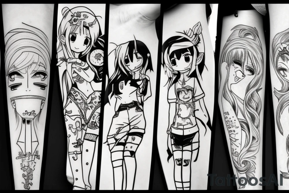 anime tattoo idea