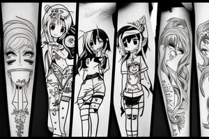 anime tattoo idea
