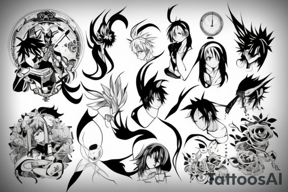 anime tattoo idea