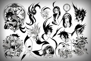 anime tattoo idea