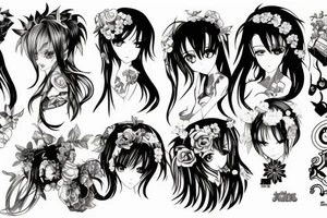 anime tattoo idea