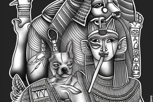 the egyptian god with dog head anubis arm tattoo tattoo idea