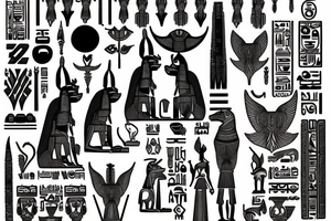 the egyptian god anubis arm tattoo tattoo idea