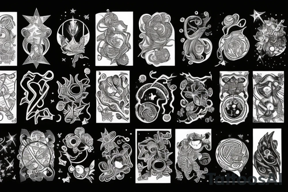 deep space tattoo idea